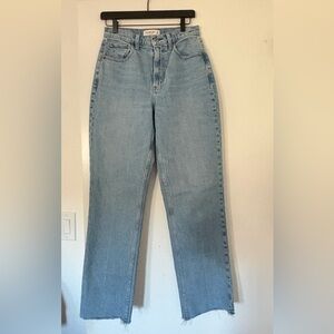 Abercrombie & Fitch Curve Love Ultra High Rise 90s Straight Jean